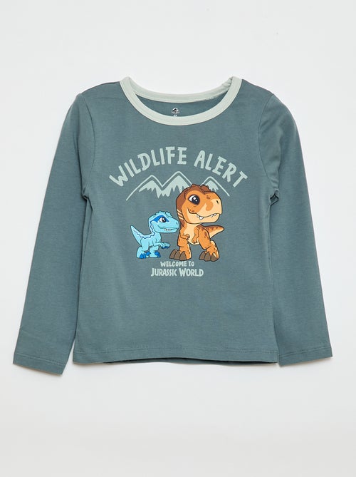Lange pyjama met 'Jurassic World'-print - Kiabi