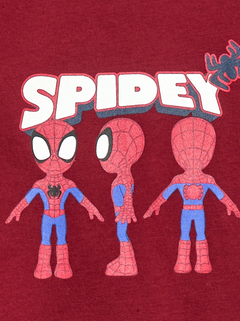 Lange pyjama met 'Marvel'-print Rood - Kiabi
