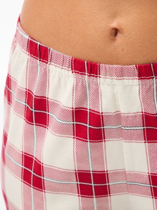 Lange pyjama met Mickey-kerstmotief - 2-delig - Kiabi