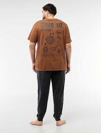 Lange pyjama met 'One Piece' print - 2-delig