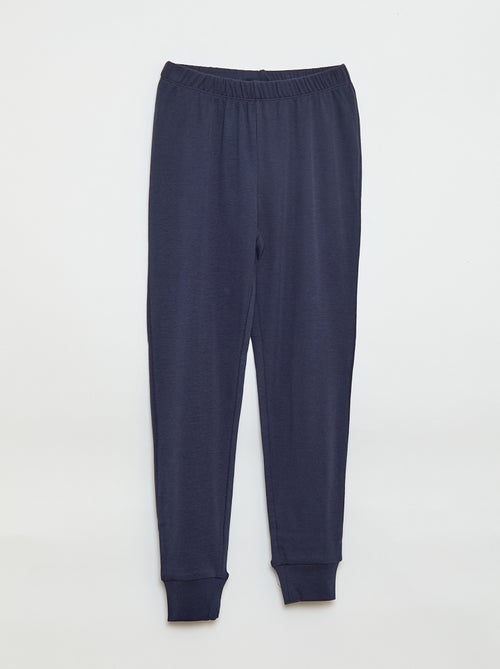 Lange pyjama met print - 2-delig - Kiabi