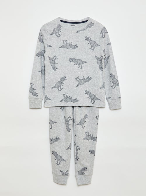 Lange pyjama met print - 2-delig - Kiabi
