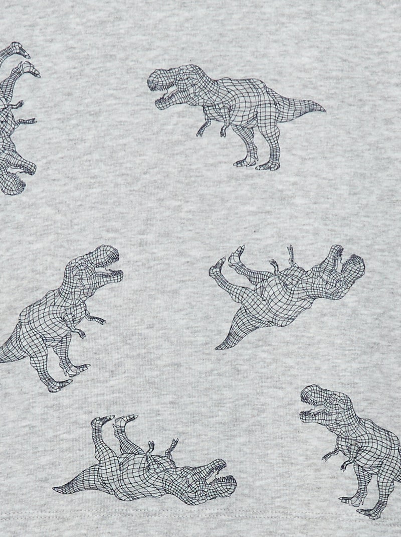 Lange pyjama met print - 2-delig Groen - Kiabi