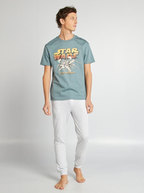 Lange pyjama met print 'Star Wars' - 2-delig - Kiabi