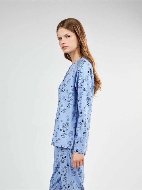 Lange pyjama met snoopy print - Kiabi Lange pyjama met snoopy print - Kiabi