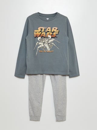 Lange pyjama met 'Star Wars'-print