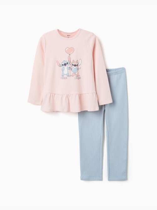 Lange pyjama met Stitch glow-in-the-dark print - Kiabi Lange pyjama met Stitch glow-in-the-dark print - Kiabi