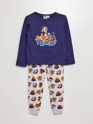 Lange pyjama met T-shirt + broek - 2-delig