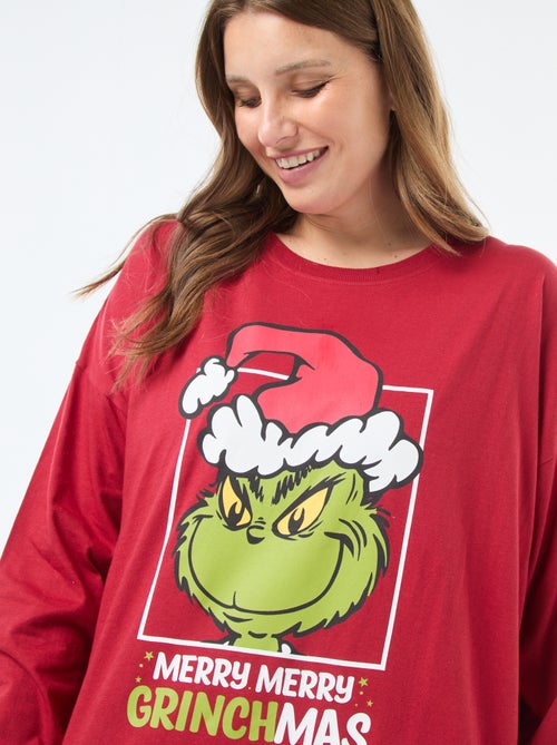 Lange pyjama met 'The Grinch'-print - 2-delig - Kiabi
