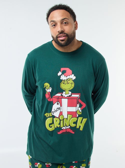 Lange pyjama 'The Grinch' - 2-delig - Kiabi
