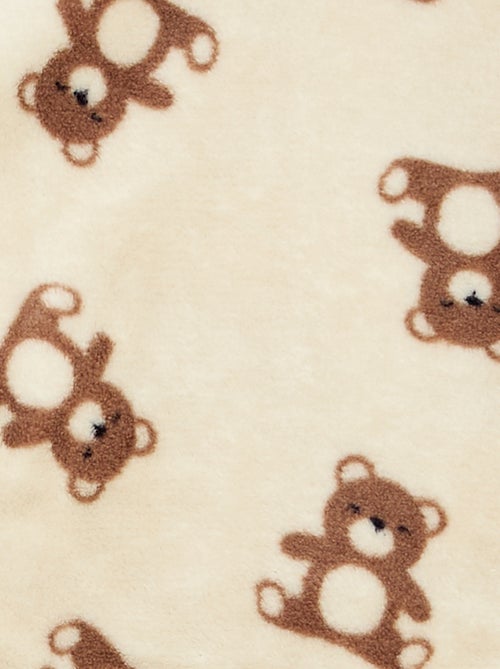 Lange pyjama van fleece - 2-delig - Kiabi