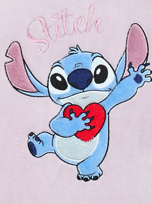 Lange pyjama van fleece met 'Stitch' 'Disney' - 2-delig - Kiabi