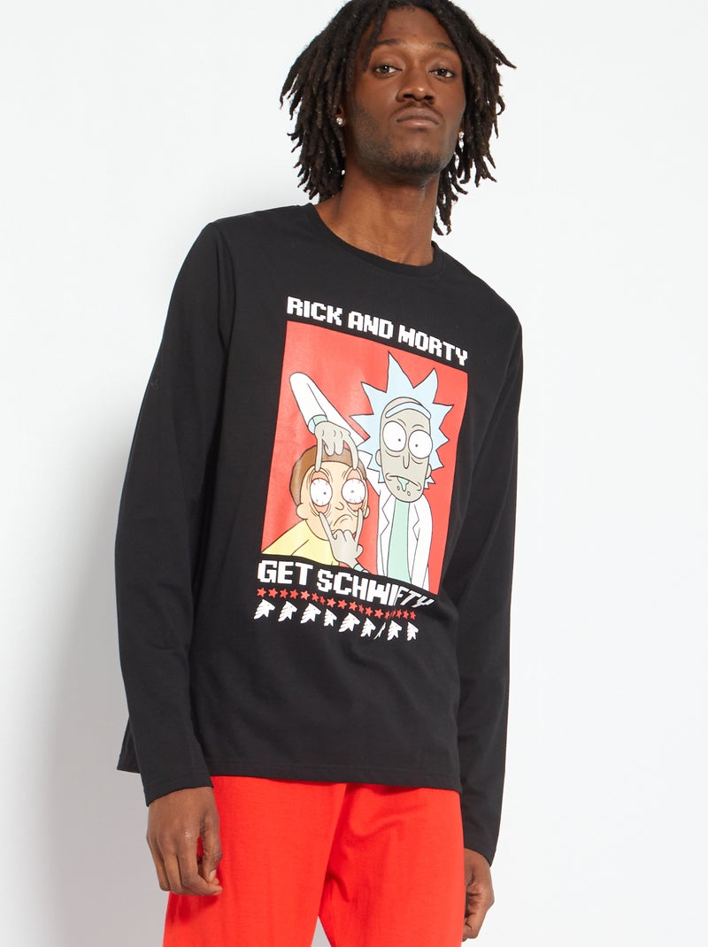 Officiële Merchandise S-3XL Rick En Morty Heren Pyjamas Nieuwe Loungebroek Heren Cadeaus 100% Katoen Nachtkleding Mannen