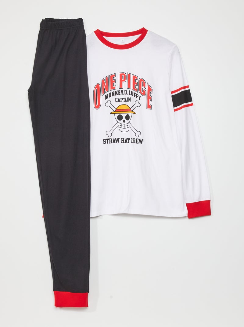Lange pyjama van jersey 'One Piece' ZWART - Kiabi