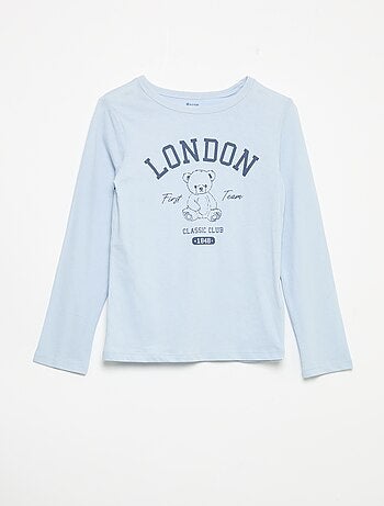 Lange pyjama van katoenen jerseytricot - 2-delig