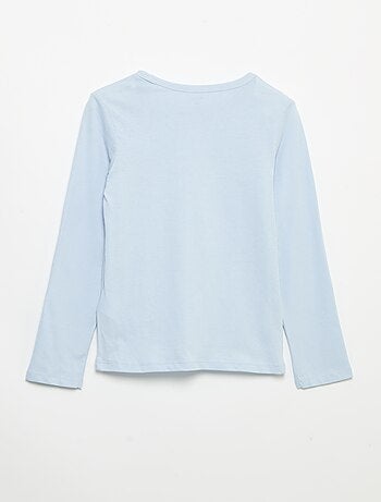 Lange pyjama van katoenen jerseytricot - 2-delig
