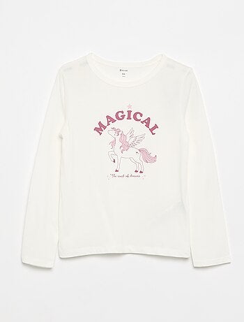 Lange pyjama van katoenen jerseytricot - 2-delig