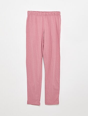 Lange pyjama van katoenen jerseytricot - 2-delig
