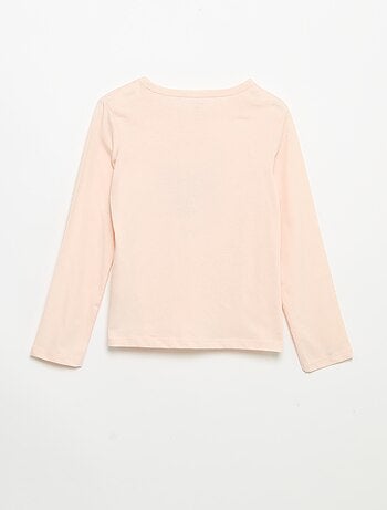 Lange pyjama van katoenen jerseytricot - 2-delig
