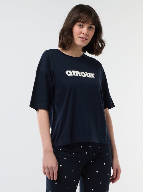 Lange pyjamaset - 2-delig - Kiabi