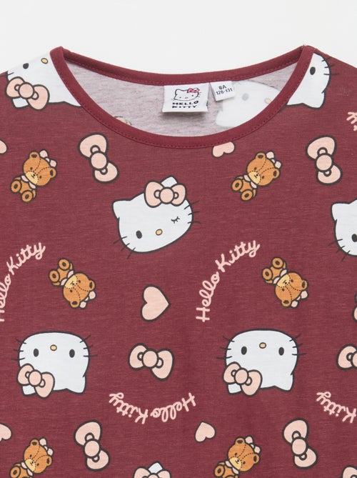 Lange pyjamaset 'Hello Kitty' - 2-delig - Kiabi Lange pyjamaset 'Hello Kitty' - 2-delig - Kiabi