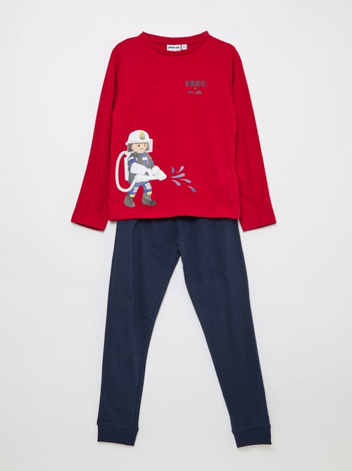 Lange pyjamaset 'Playmobil' - 2-delig - Kiabi