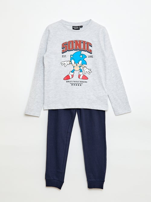Lange pyjamaset 'Sonic' - 2-delig - Kiabi