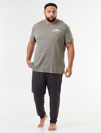 Lange pyjamaset T-shirt en broek - 2-delig