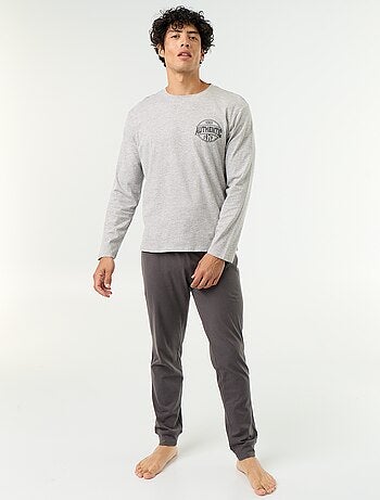 Lange pyjamaset van jersey - 2-delig