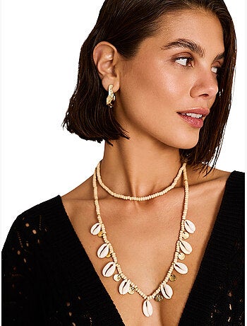 Lange schelpenketting complementos