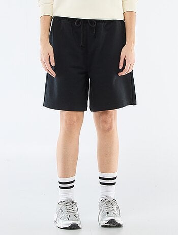 Lange short van french terry