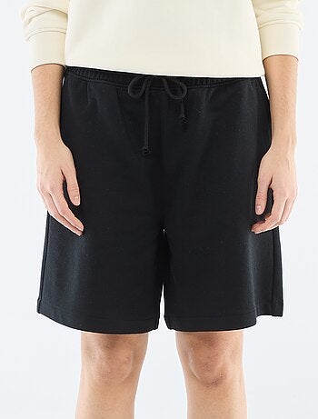 Lange short van french terry