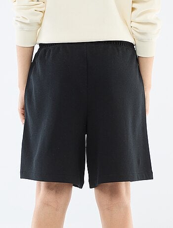 Lange short van french terry