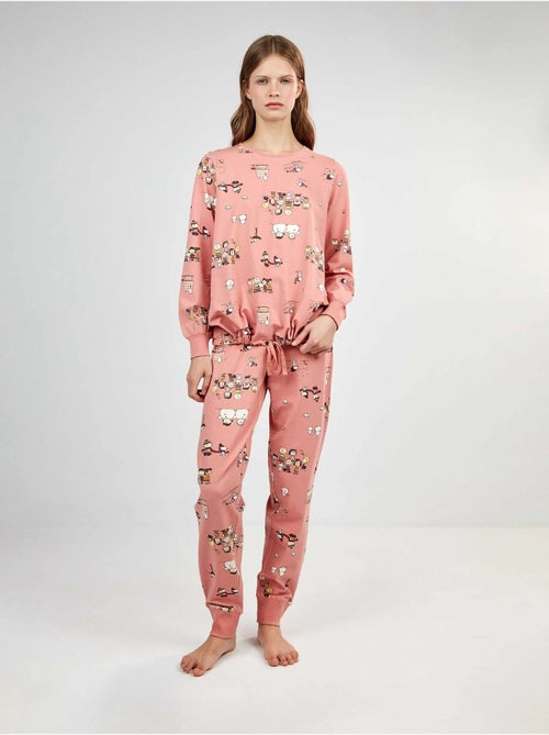 Lange snoopy-bedrukte pyjama - Kiabi Lange snoopy-bedrukte pyjama - Kiabi