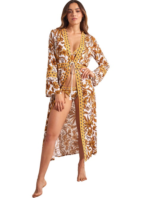 Lange strand kimono acanthus - Kiabi Lange strand kimono acanthus - Kiabi
