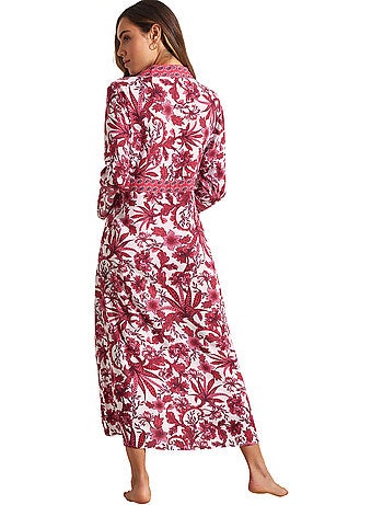 Lange strand kimono acanthus