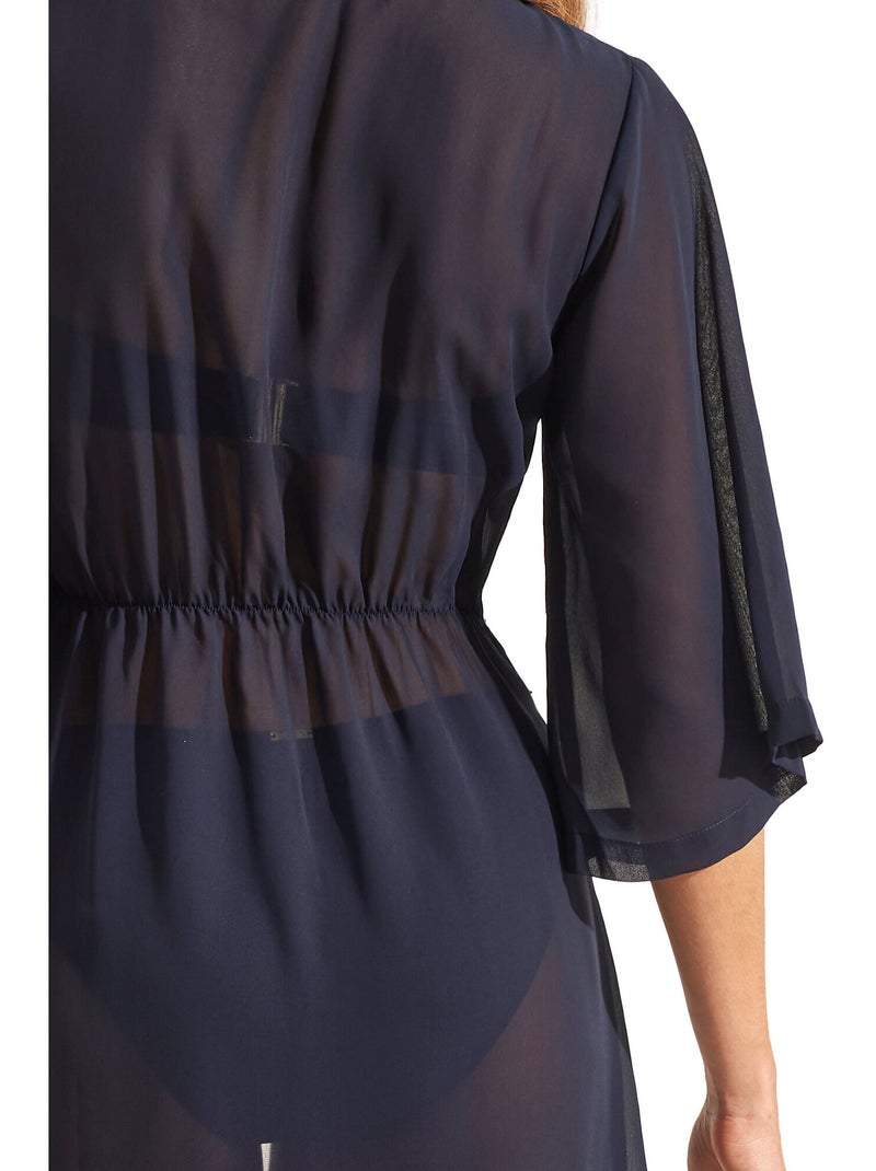 Lange strand kimono baikal Blauw - Kiabi