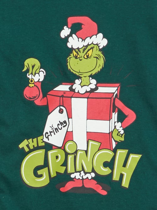Lange The Grinch-pyjama met T-shirt + broek - 2-delig - Kiabi
