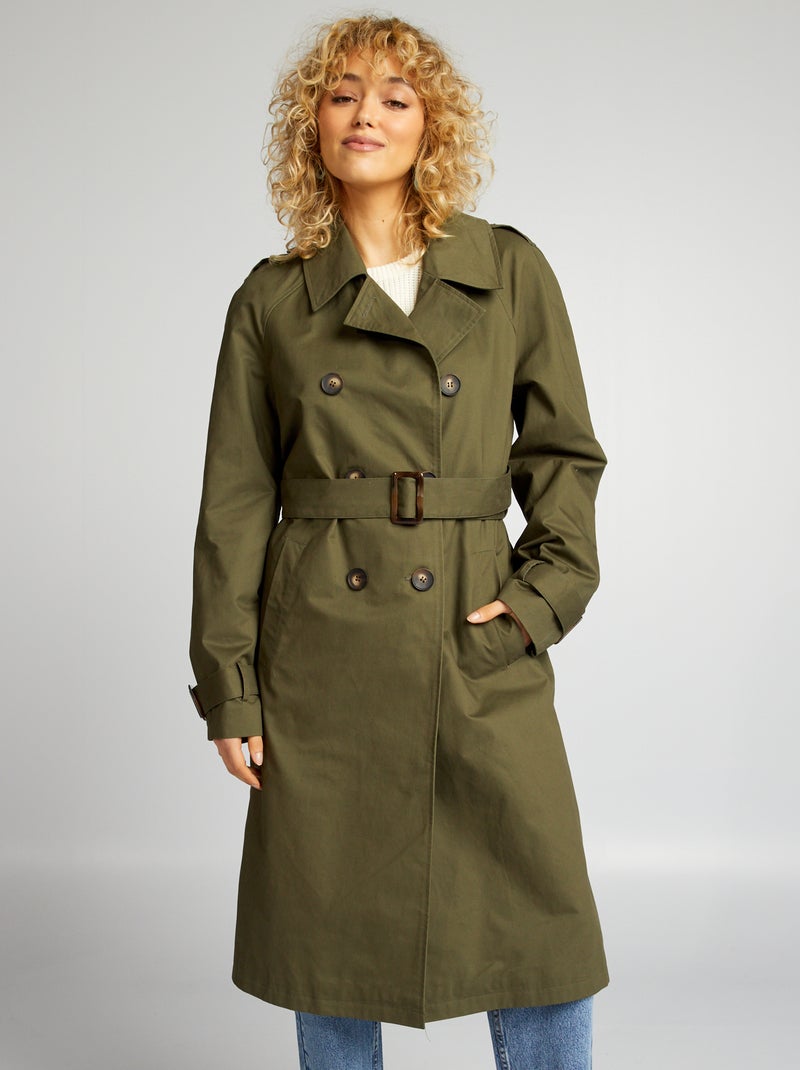 ZhuiKun Dames Lange Nepbont Jas Revers Hals Lange Trenchcoat Warme Kunstbont Jassen met Zakken Winter Overjas, Wit, S