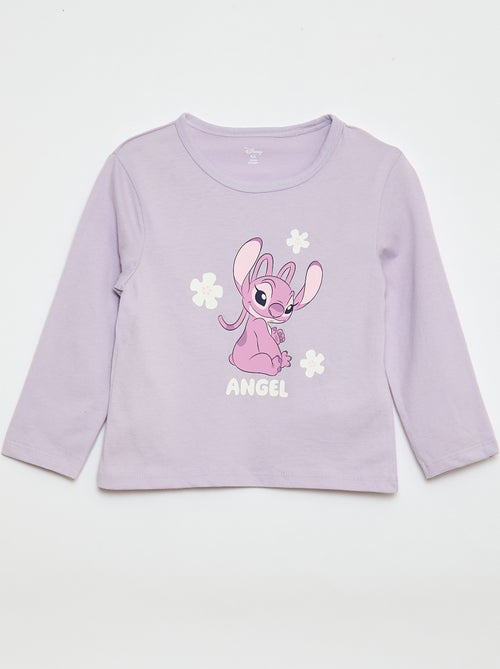 Lange, tweedelige Disney-pyjama met Stitch-print - 2-delig - Kiabi