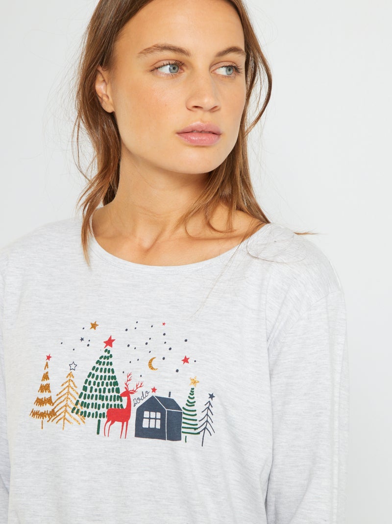 Feestelijke Kerst Onesie voor Volwassenen met Capuchon - Comfortabele