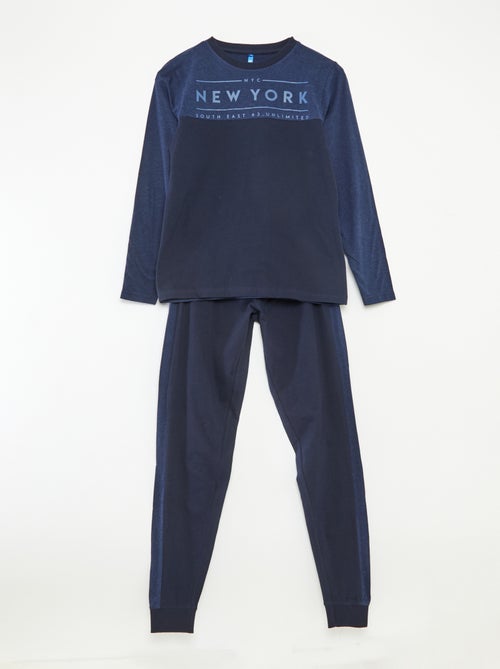 Lange, tweedelige pyjama - 2-delig - Kiabi