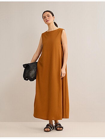 Lange, vloeiende jurk, MO Fashion