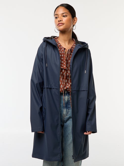 Lange, waterafstotende parka met capuchon - Kiabi