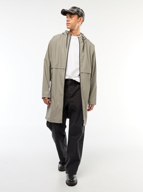 Lange, waterafstotende parka met capuchon - Kiabi