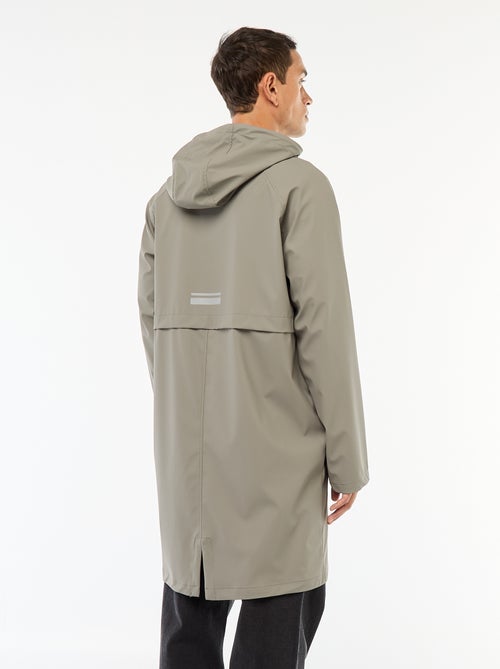 Lange, waterafstotende parka met capuchon - Kiabi