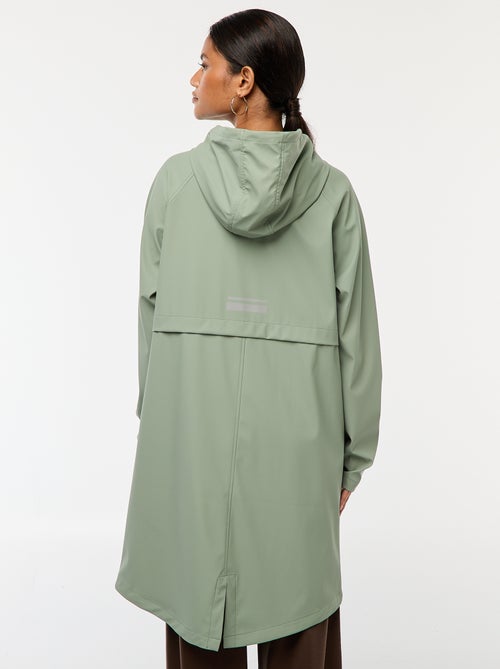 Lange, waterafstotende parka met capuchon - Kiabi