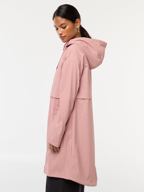 Lange, waterafstotende parka met capuchon - Kiabi