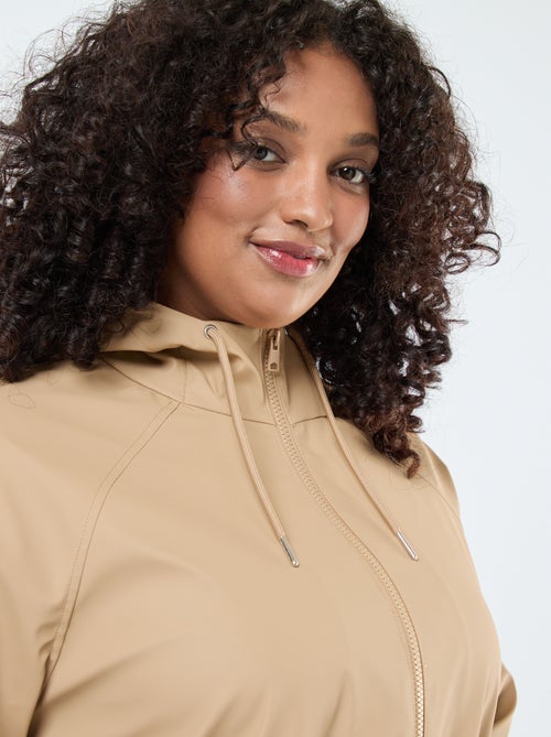 Lange, waterafstotende parka met reflecterende details - Kiabi