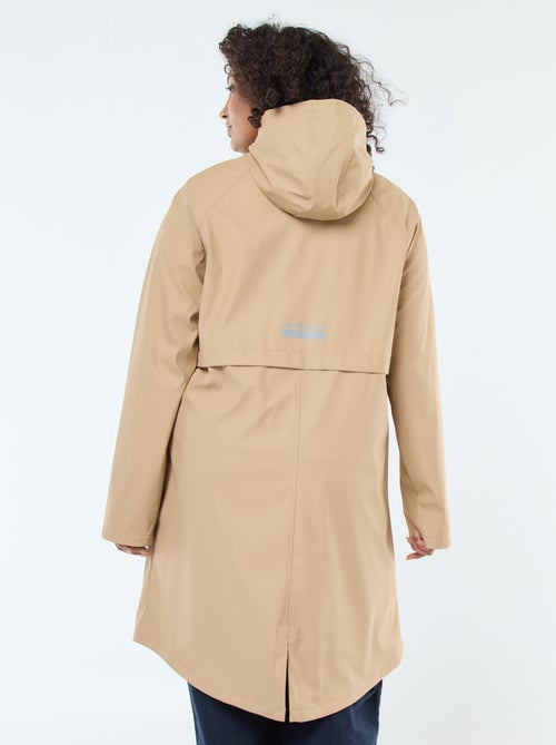 Lange, waterafstotende parka met reflecterende details - Kiabi
